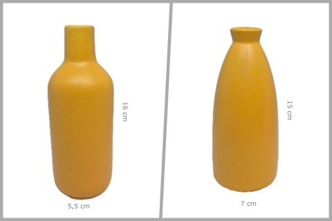 Zestaw 5 wazonów ceramicznych - niekompletny